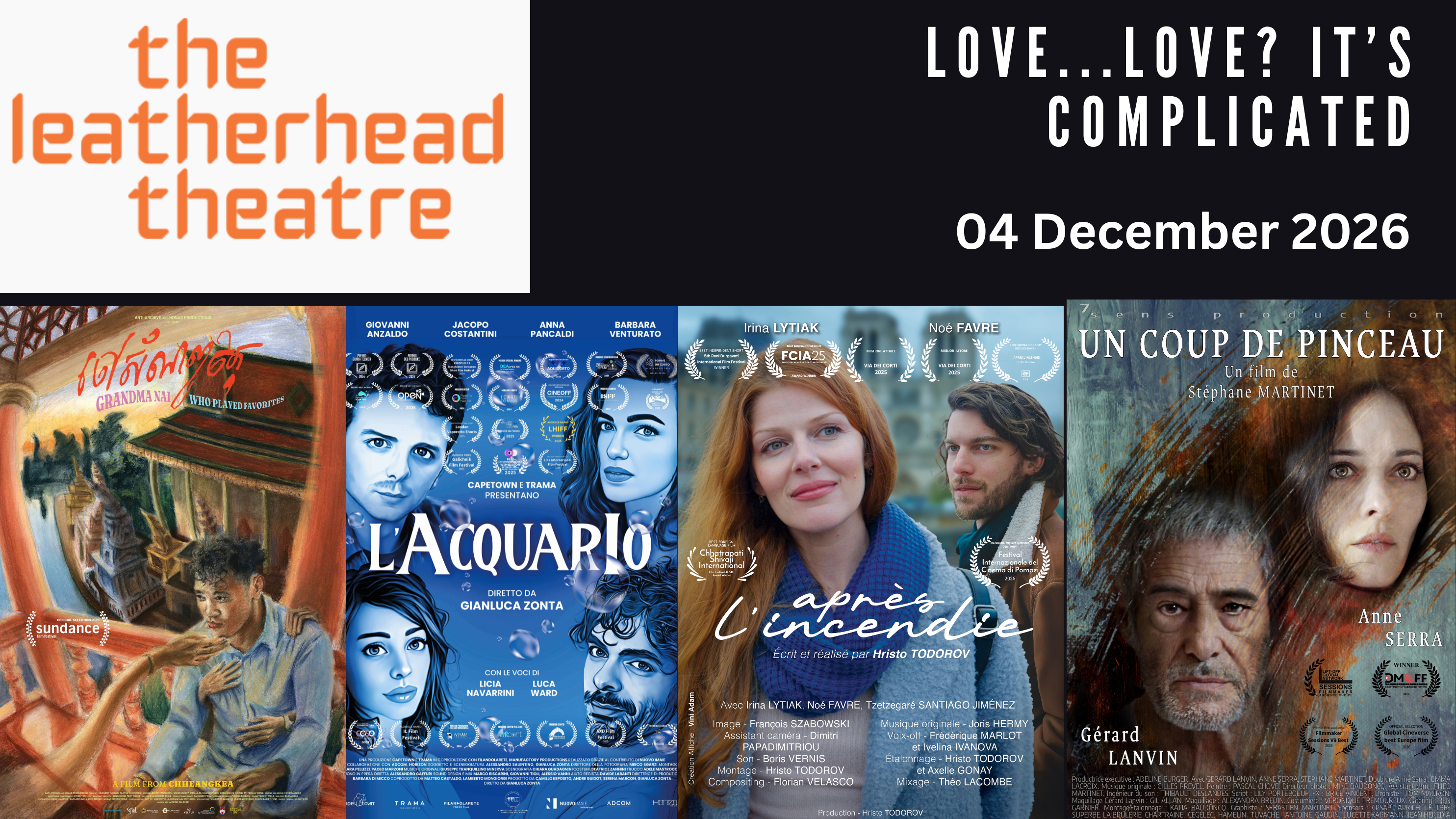 Love… Love? It's Complicated at The Leatherhead Theatre — Aevolum Cinema Presents